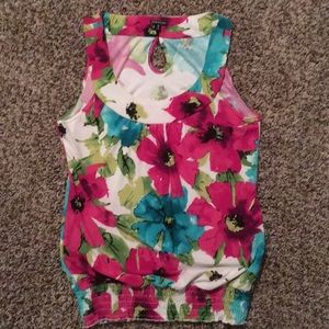 Maurice's floral tank top